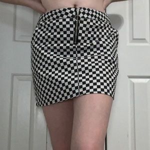 Checkered skirt